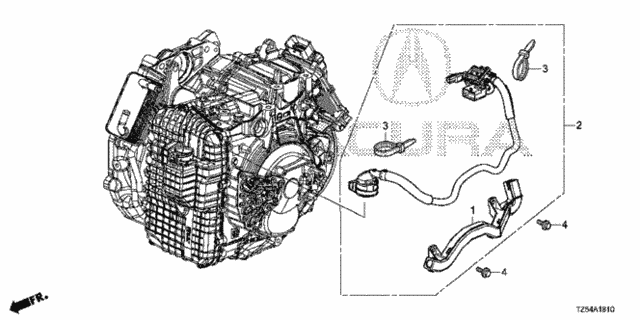 AT Sub Wire Harness (Transmission) (9AT) for 2017 Acura MDX #0