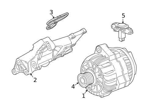 Alternator for 2007 BMW 650i #1