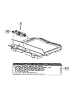 52110392AB - Wheels: Jack Caution Label for Mopar Image