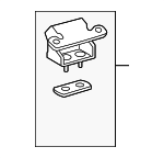 6881021051 - Body: Hinge for Scion: iM, tC, xB, xD | Toyota: 4Runner, Corolla iM, Prius V Image