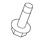 9008011194 - Body: Hinge Bolt for Scion: xB | Toyota: Highlander, Prius C, Prius V Image