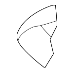 873613NF0A - Body: Seat Cushion Pad for Nissan: LEAF Image