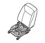 871555SA1C - Body: Seat Assembly for Nissan: LEAF Image