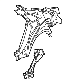 8E5809045 - Body: Inner Panel for Audi: A4, A4 Quattro, S4 Image