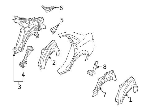 Inner Structure for 2004 Audi A4 Quattro #0