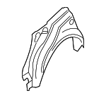 8E0809412 - Body: Outer Wheelhouse for Audi: A4, A4 Quattro, S4 Image