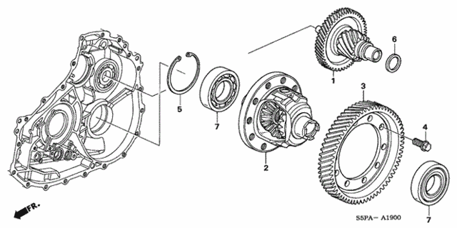 CVT Differential (CVT) for 2005 Honda Civic #0