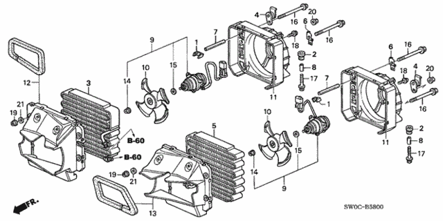 A/C Condenser for 2004 Acura NSX #0