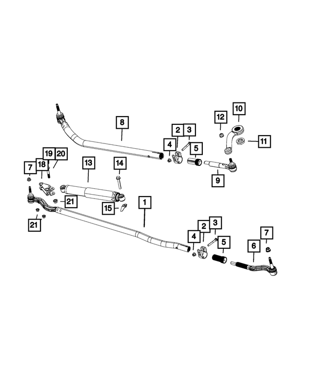 68624106AB - : Steering Damper for Mopar Image