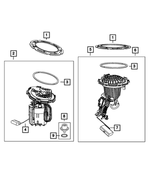 68159764AC - Fuel: Fuel Pump/level Unit Module Kit, Secondary for Mopar Image