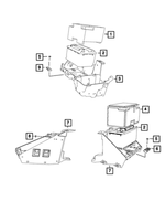 VE0H7700AA - Electrical: Storage Battery, Europe for Chrysler: 200, 300, Town &amp; Country | Dodge: Challenger, Charger, Grand Caravan, Magnum, Ram 1500 | Jeep: Cherokee, Commander, Grand Cherokee | Ram: 1500, 2500, 3500, C/V Image