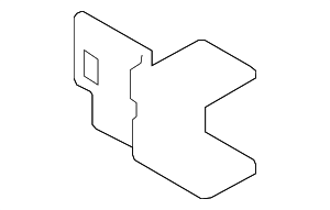 985Q21FA0A - Electrical: Ft Impact Sensor Bracket for Nissan: Armada, Cube, Frontier, LEAF, Micra, NV1500, NV200, NV2500, NV3500, TITAN, TITAN XD, Versa, Versa Note, Xterra Image