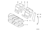 52101945543 - Seats: Clamp for BMW Image
