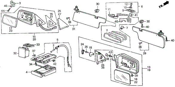 Interior Accessories for 1988 Acura Integra #0