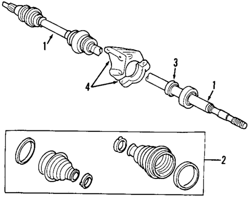 Axle Shafts & Joints for 2010 Volvo C70 #0