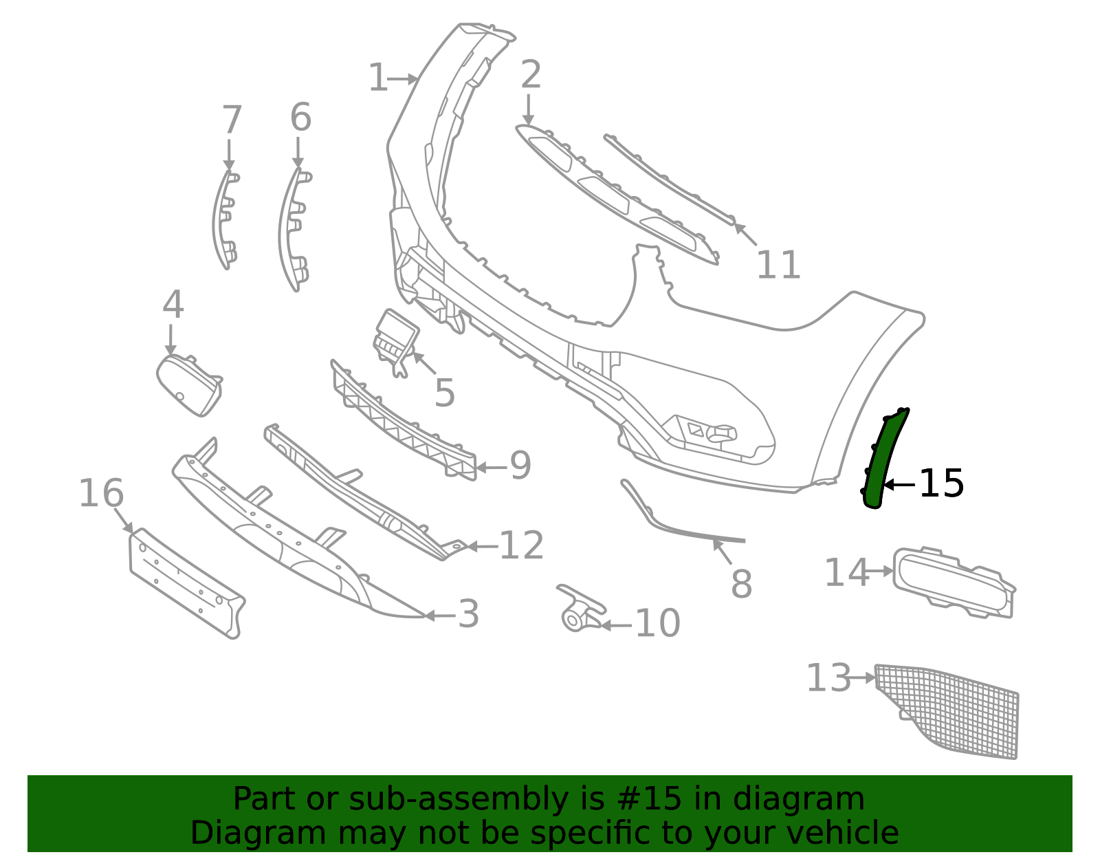 2020-2023 Mercedes-Benz Side Cover 167-885-58-03-9999 | Mercedes