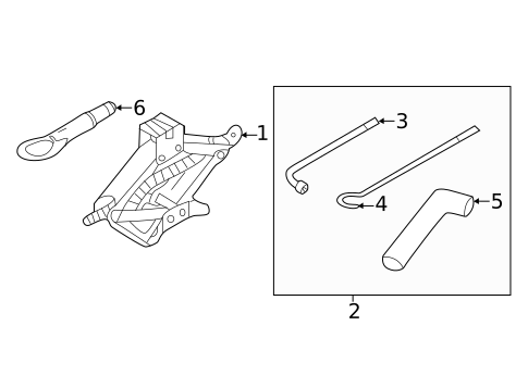 Jack & Components for 2017 Nissan NV200 #0