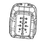 68576659AB - Body: Seat Back Pad for Mopar Image