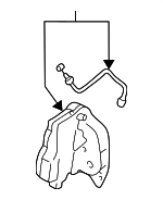 51227202128 - Body: Lock Assembly for BMW: 745i, 745Li, 750i, 750Li, 760i, 760Li, Alpina B7 Image