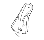 21169001225C52 - Body: Hinge Cover for Mercedes-Benz Image