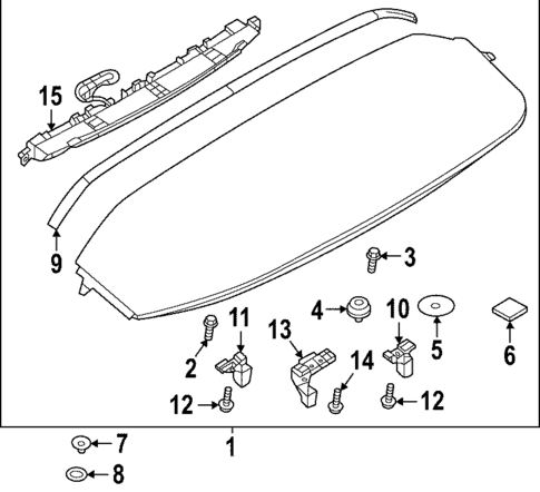 Rear Spoiler for 2022 Mazda MX-30 EV #0