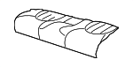 GNC5368DBAGD - Body: Cushion Assembly Cover for Jaguar Image