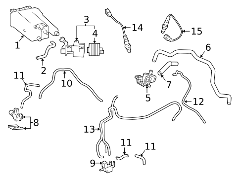 Emission Components for 2020 Toyota Camry #0