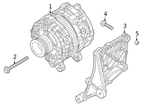 Alternator for 2020 Audi SQ7 #0