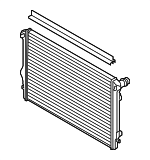 5WA121251H - Cooling System: Radiator for Volkswagen: Arteon, Golf, Golf Alltrack, Golf R, Golf SportWagen, GTI, Jetta, Tiguan Image