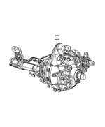 68257422AG - Front Axle; 215 MM-FD-Differential and Drive Line: Service Front Axle for Mopar Image