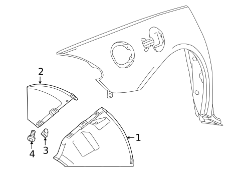Exterior Trim - Quarter Panel for 2005 Dodge Viper #0