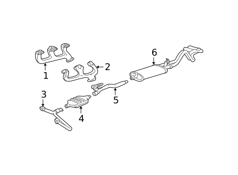 Mufflers for 1995 Chevrolet K2500 Pickup #0