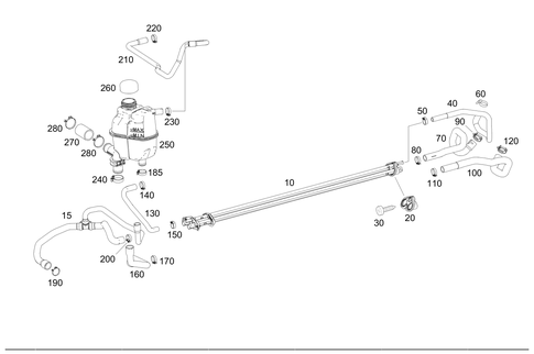 Expansion Tank, Mounting and Hoses for 2019 Smart EQ fortwo #0