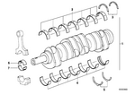 11211725449 - Engine: Bearing Shell Yellow for BMW Image