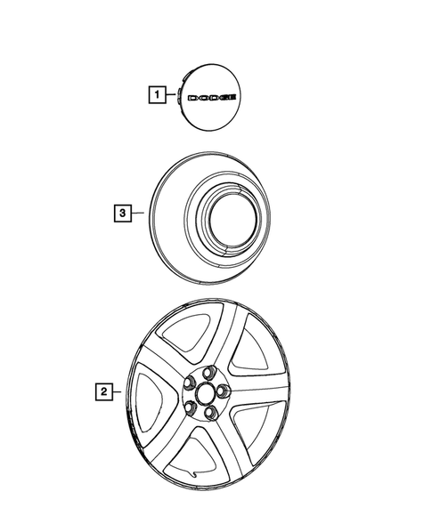 Wheel Covers and Center Caps for 2013 Dodge Charger #0