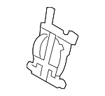 858670C020 - Body: Blower for Lexus: ES350, GS350, GS450h, GS460, HS250h, IS F, IS250, IS350, RX350, RX450h Image