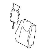 7107448A60B3 - : Seat Back Cover for Lexus: RX350, RX450h Image