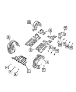 68302395AA - : Splash Shield, Left for Mopar Image