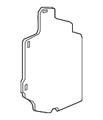 84363359 - Body: Insulator for Chevrolet: Silverado 1500, Silverado 1500 LTD | GMC: Sierra 1500, Sierra 1500 Limited, Sierra 2500 HD Image