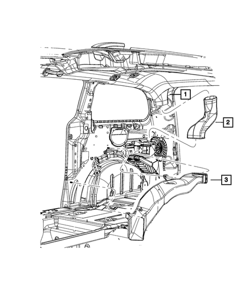 Air Ducts for 2012 Dodge Grand Caravan #2
