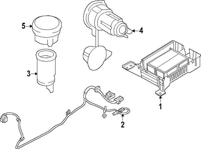 NK4Z14A303C - Electrical: Wire Harness for Ford Image