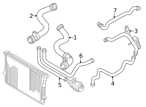 Hoses & Pipes for 1999 BMW 528i #0