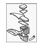 282103R800 - Engine: Intake Duct for Kia: Cadenza Image
