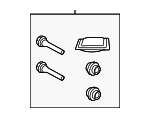 LR140649 - Brakes: Guide Pin for Land Rover: Discovery Sport, Range Rover Evoque Image