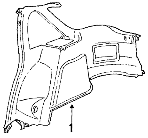 Interior Trim - Quarter Panels for 1989 Chrysler LeBaron #0