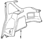 4549715 - Body: Quarter Trim for Mopar Image