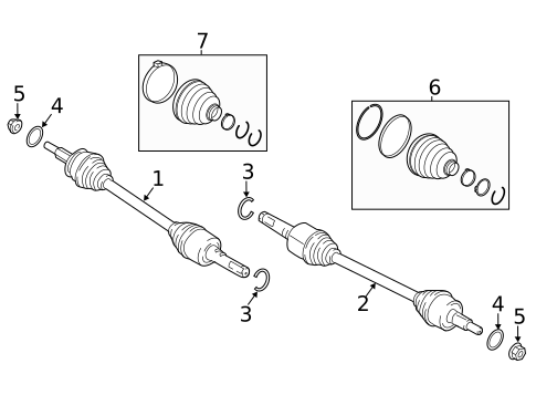 Axle Shaft for 2018 Ford Expedition #0