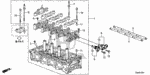 12100R40A02 - Engine: CYLINDER HEAD ASSY. for Honda Image