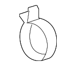 11610421 - Cooling System: Upper Hose Clamp for Cadillac: ATS, CT6, CTS | Chevrolet: Camaro, Cruze, Tahoe | GMC: Yukon Image