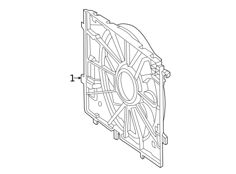 Cooling Fan for 2020 Mercedes-Benz E350 #0